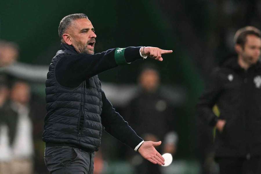 Rui Borges, treinador do Sporting