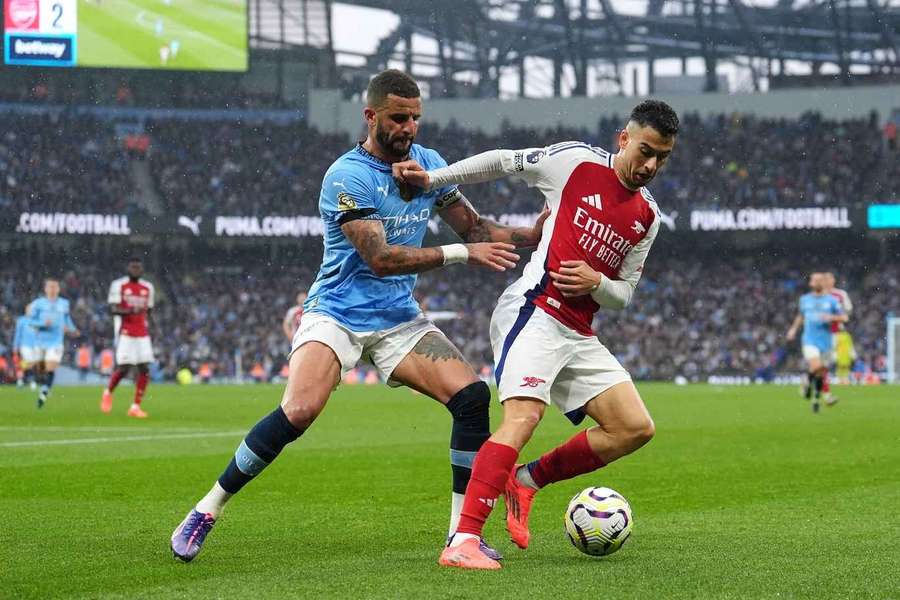 No primeiro turno, City e Arsenal empataram em 2 a 2