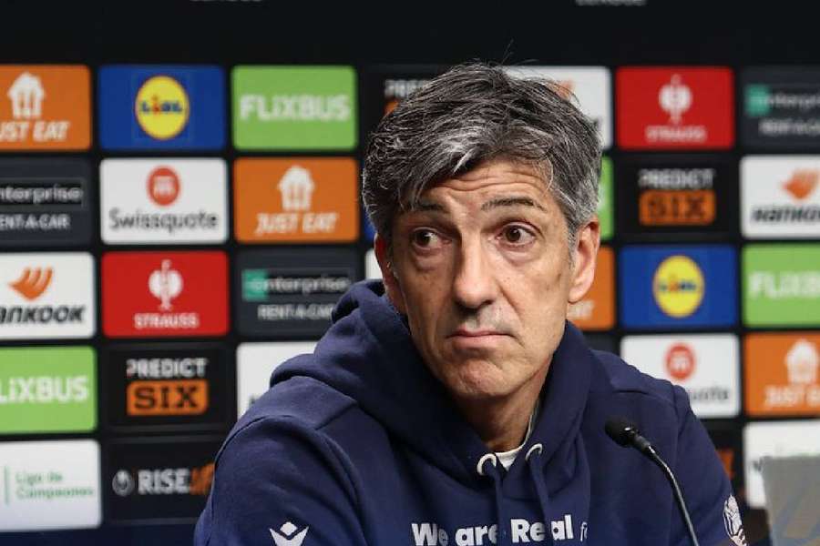 Imanol, entrenador de la Real Sociedad