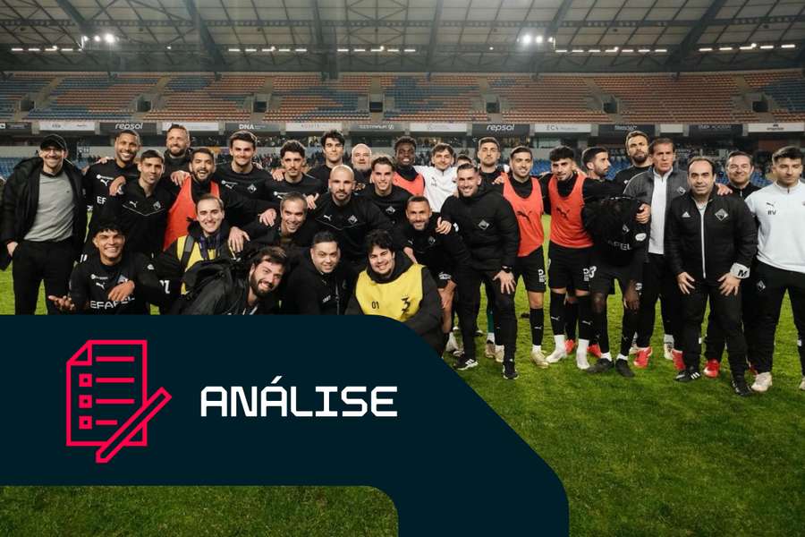 Académica celebra triunfo