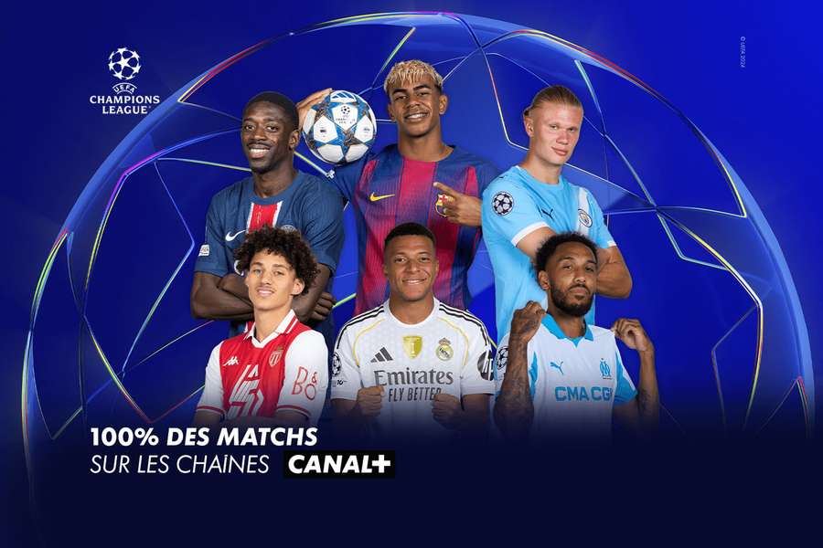 Suivez 100%** de l’UEFA Champions League en direct sur les chaînes CANAL+. Suivez 100%** de l’UEFA Champions League en direct sur les chaînes CANAL+.