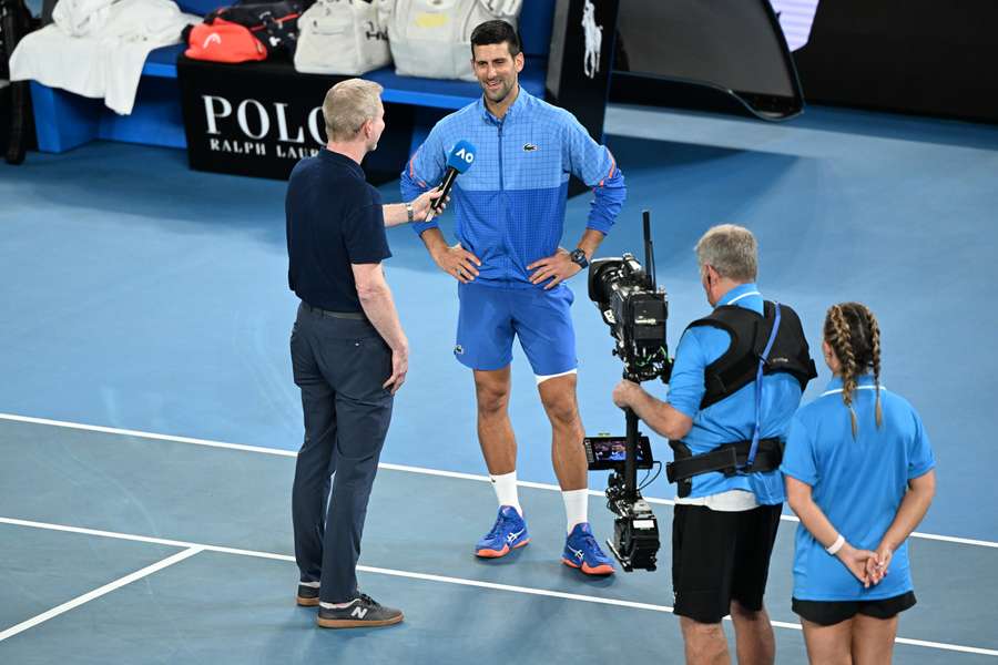 Djokovic zementierte mit seiner Leistung im Achtelfinale erneut seine Titelambitionen.