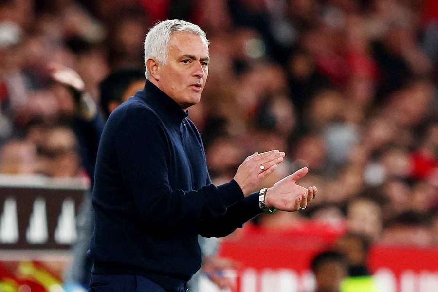 José Mourinho an der Seitenlinie.