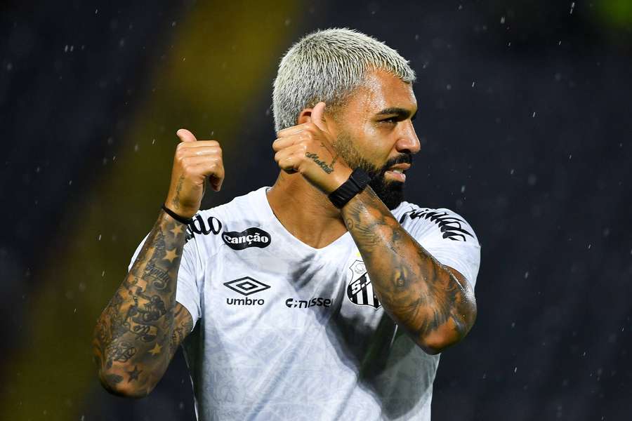 Gabriel Barbosa é a esperança de gols do Santos