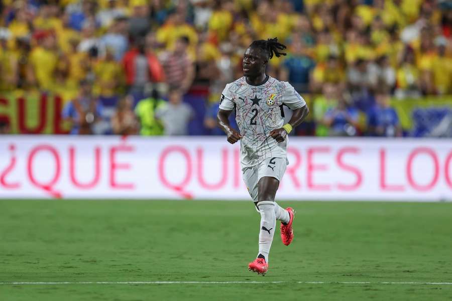 Alidu Seidu at the 2026 World Cup. Alidu Seidu at the 2026 World Cup.