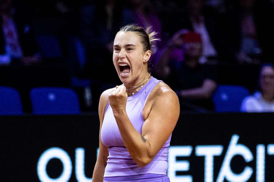 Riesiger Freudenschrei von Sabalenka