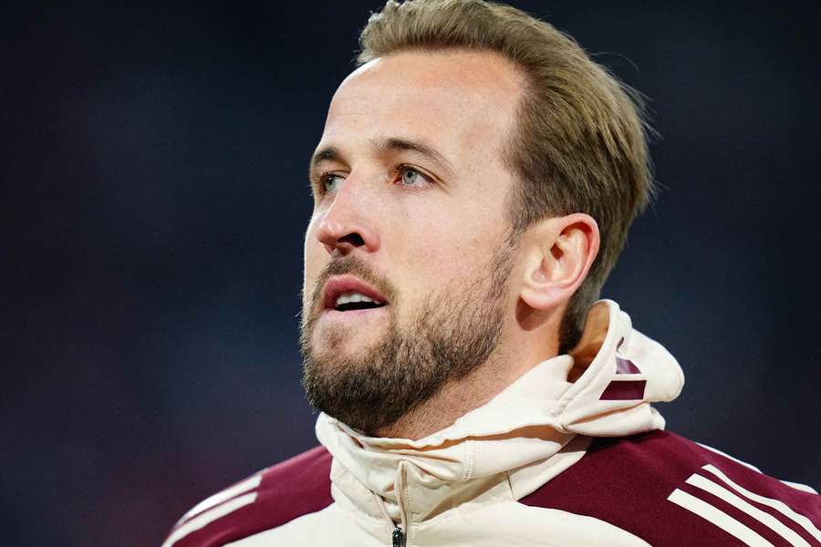 Harry Kane durante atividade pelo Bayern de Munique