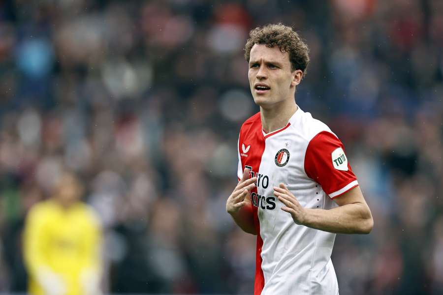 De geblesseerde Feyenoorder Mats Wieffer ontbreekt in de voorselectie