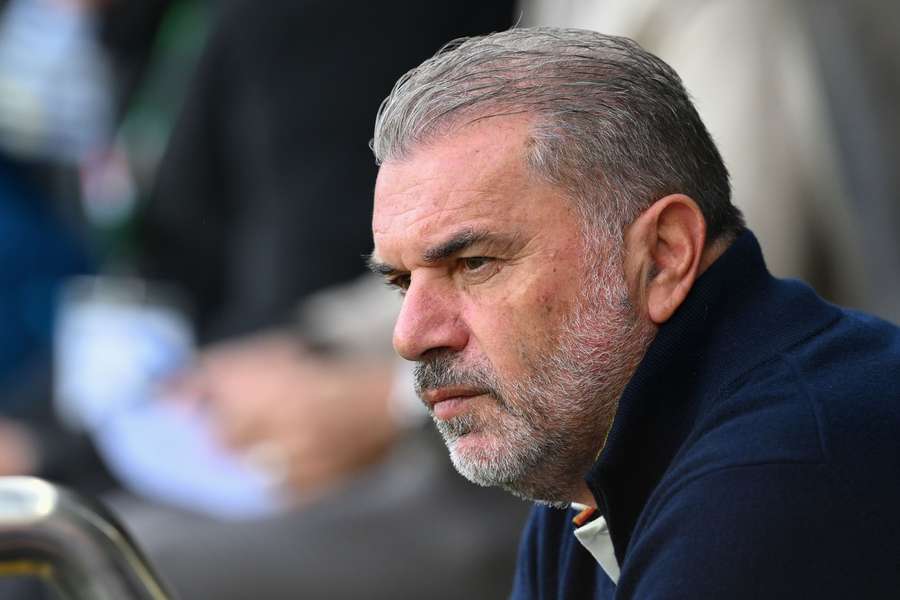 Nottingham Forest manager Ange Postecoglou during the match against Newcastle