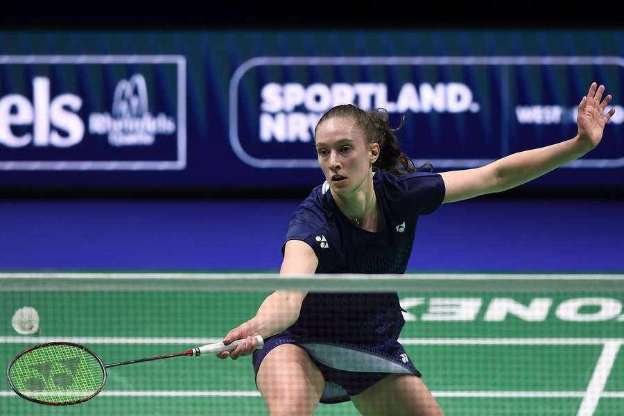 Line Christophersen lost in three set against the Japansse World Champions Akane Yamaguchi