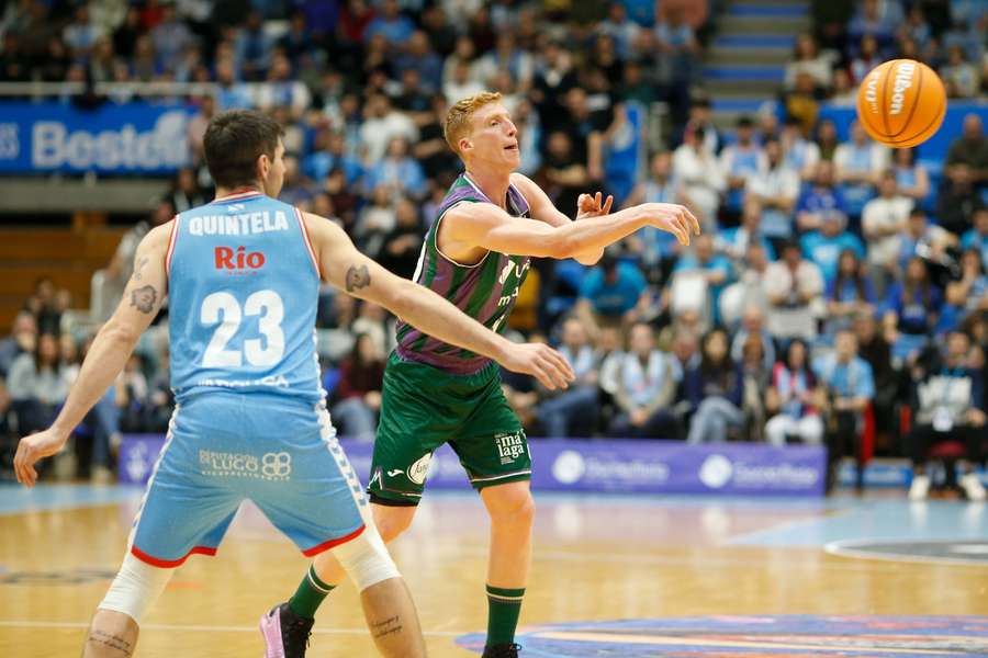 Alberto Díaz, en el Breogán-Unicaja