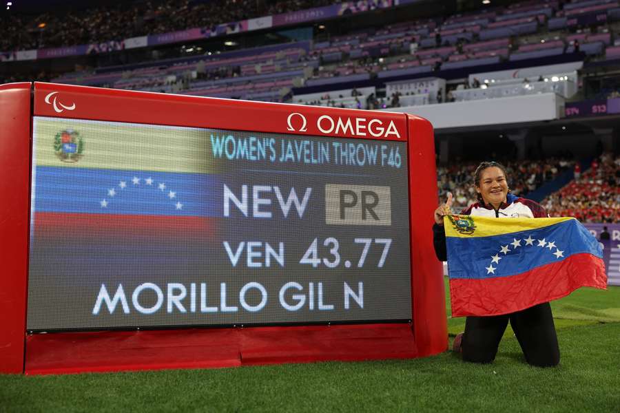 Naibys Morillo, orgullosa campeona paralímpica y récord de los Juegos