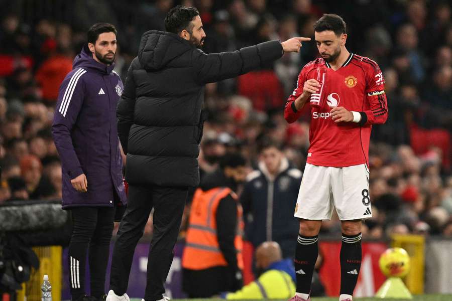 Bruno Fernandes despediu-se de Ruben Amorim