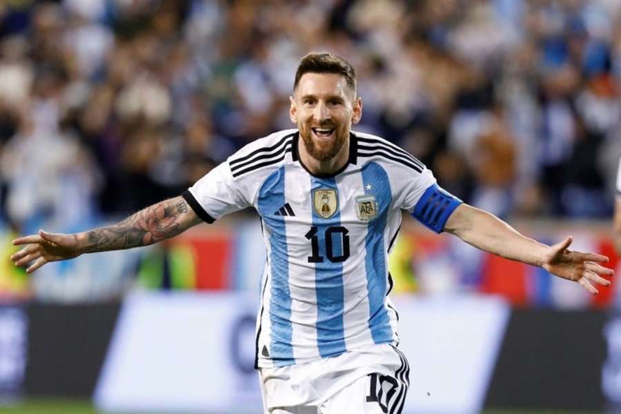 Messi en la Copa del Mundo con Argentina