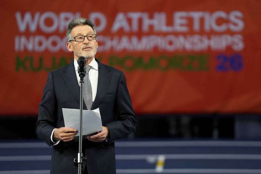 Sebastian Coe, presidente da World Athletics Sebastian Coe, presidente da World Athletics