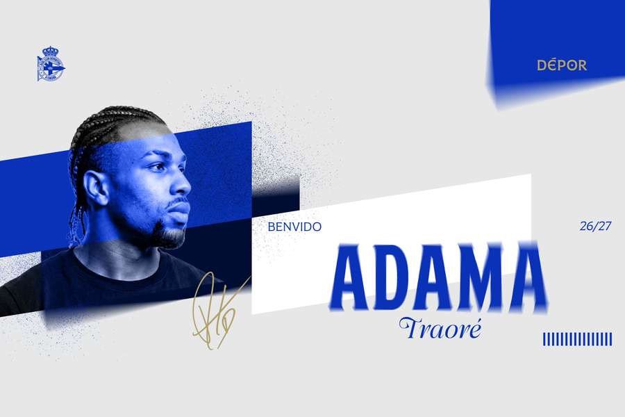 Adama Traoré, nuevo jugador del Deportivo