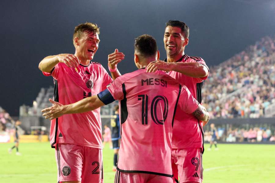 Julian Gressel (l.) hat sich an die Superstars bei Inter Miami gewöhnt