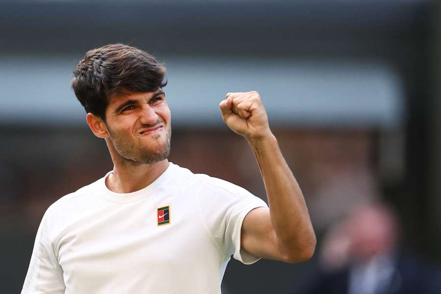 Carlos Alcaraz is closing in on a third consecutive Wimbledon title