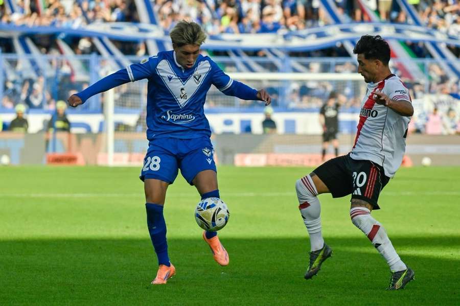 Carrizo, en un partido ante River Plate