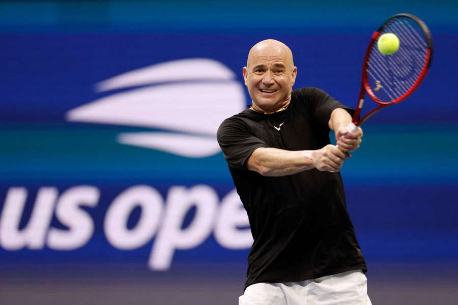 Andre Agassi le 25 août. Andre Agassi le 25 août.