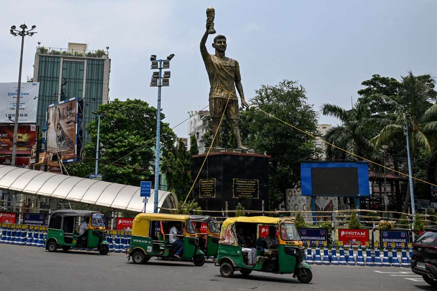 The statue was only unveiled at the end of last year