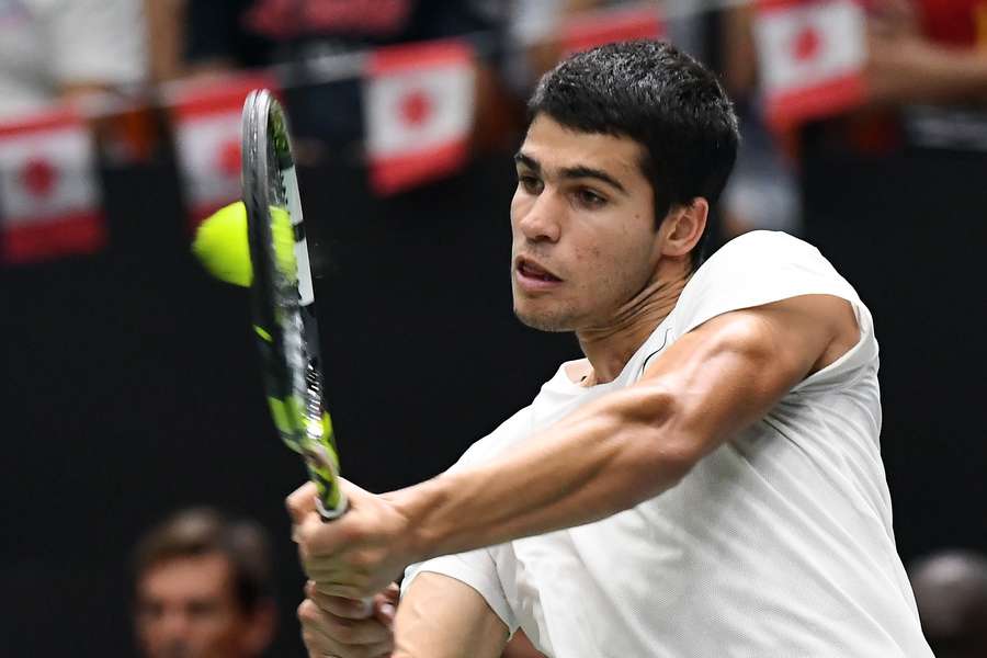 World number one Alcaraz loses to Auger-Aliassime in Davis Cup