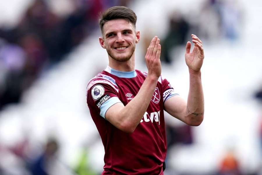 Declan Rice will swap east London for north London in the coming days