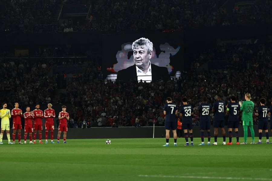 Moment de liniște la PSG - LIverpool în memoria lui Mircea Lucescu Moment de liniște la PSG - LIverpool în memoria lui Mircea Lucescu