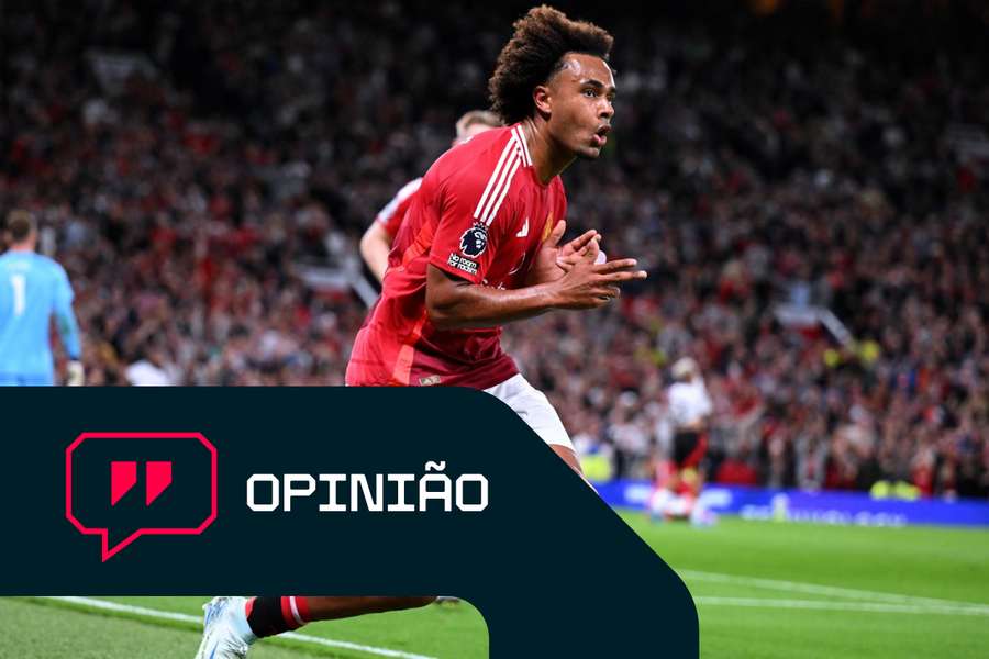 Josh Zirkzee, avançado neerlandês do Manchester United