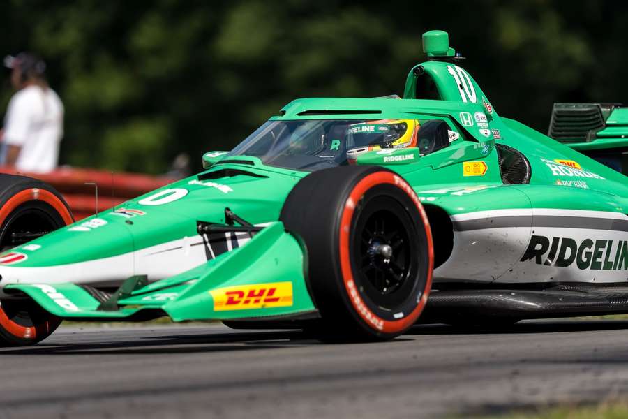 Álex Palou, segundo en la carrera de IndyCar en Ohio