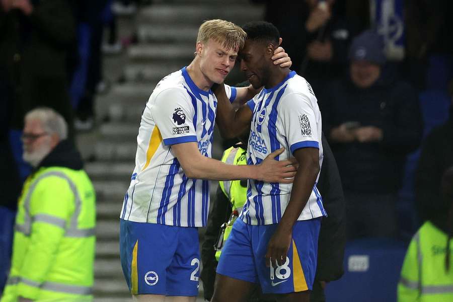 Brighton se posunul na osmé místo Premier League.