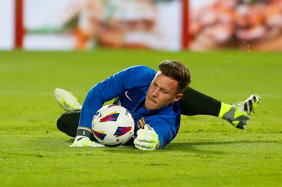 Ter Stegen teve péssima apresentação nesta terça-feira