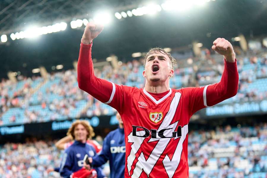 Pep Chavarría, jugador del Rayo Vallecano