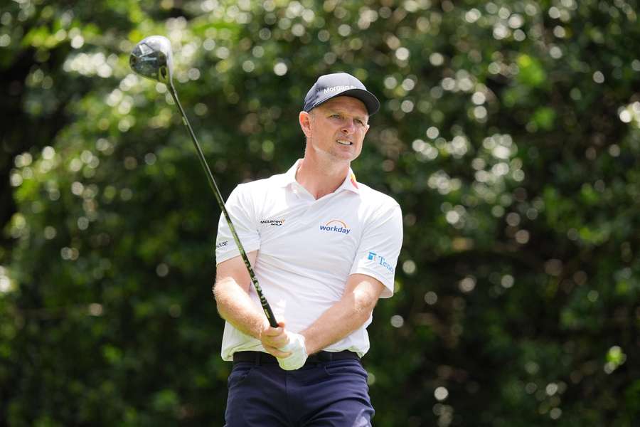 England's Justin Rose in action