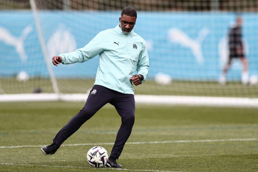 Habib Beye sous les couleurs de l'OM.