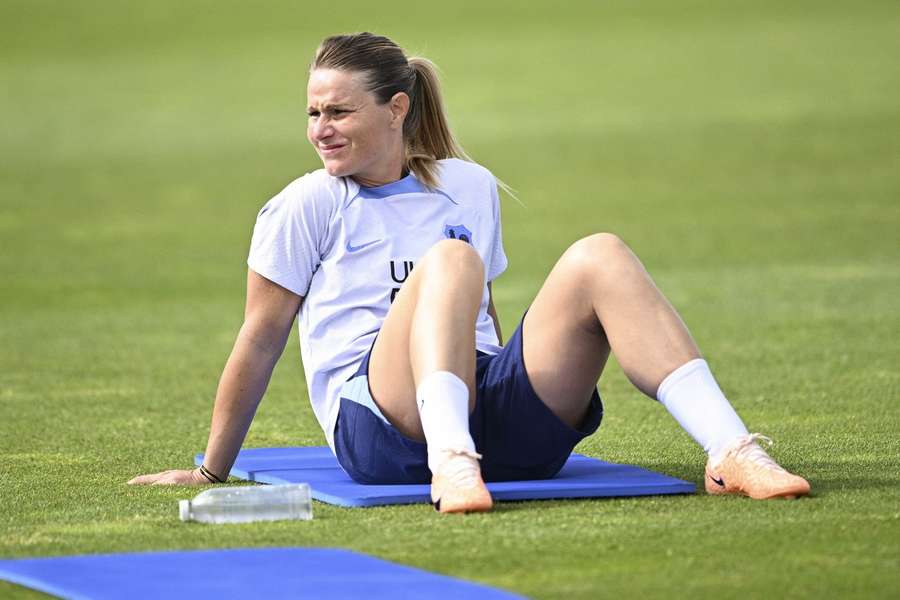 Amandine Henry afgelopen week op de training