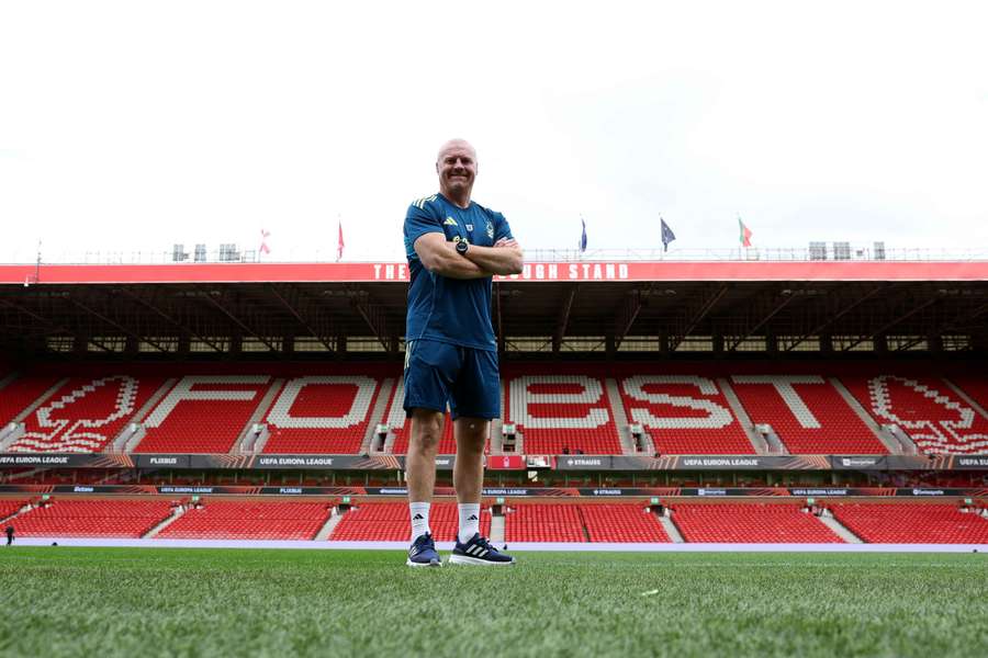 Sean Dyche at the City Ground on Wednesday Sean Dyche at the City Ground on Wednesday