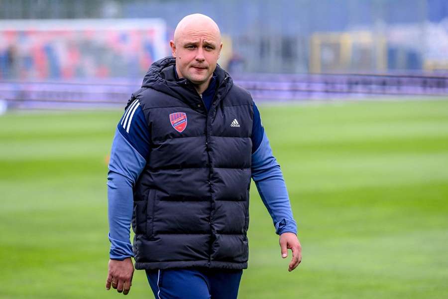 Trener Rakowa Częstochowa, Dawid Kroczek. Trener Rakowa Częstochowa, Dawid Kroczek.