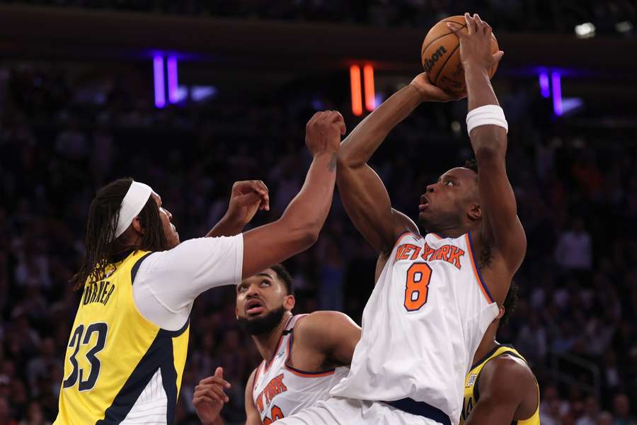 Basketbalisté New Yorku doma přehráli Indianu.