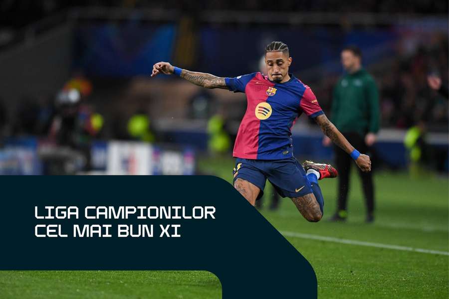 Raphinha a fost unul dintre cei mai buni jucători din Liga Campionilor