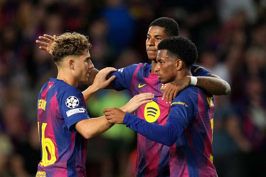 O Barcelona conseguiu uma grande vitória na Champions League