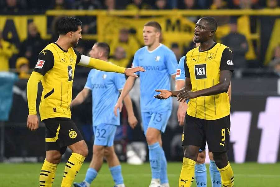 Dortmund se oklepal z debaklu, proti Bochumi obrátil skóre i díky Guirassyho dvěma zásahům