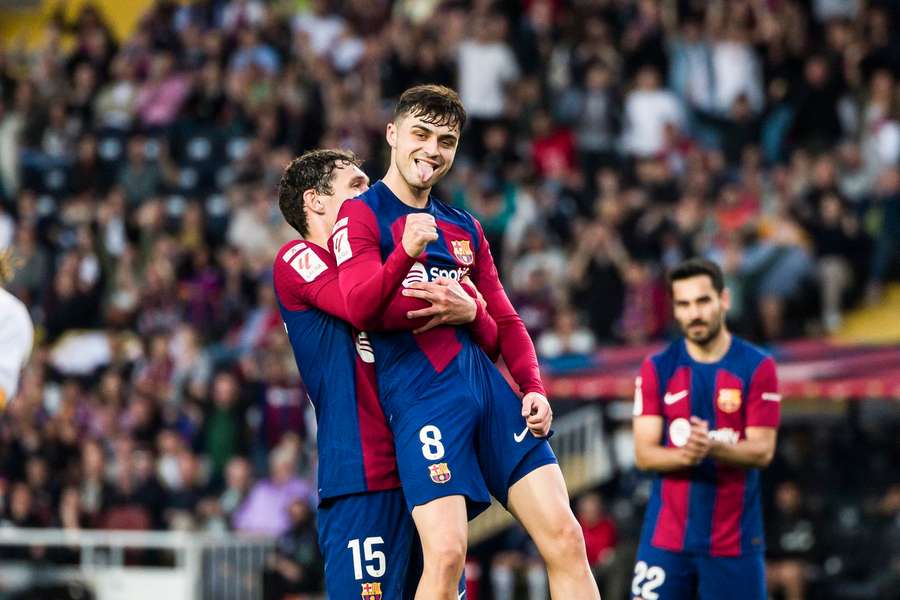 Pedri scoorde tweemaal namens FC Barcelona