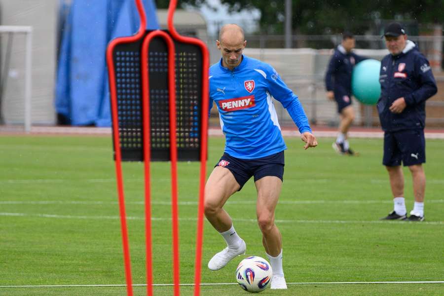 Český křídelník Václav Černý na reprezentačním srazu