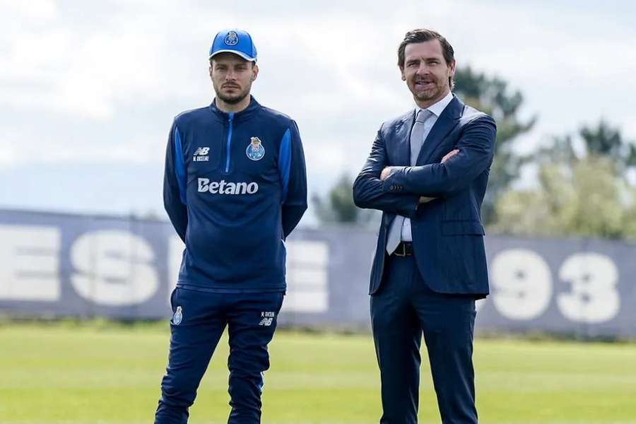 Martín Anselmi com André Villas-Boas