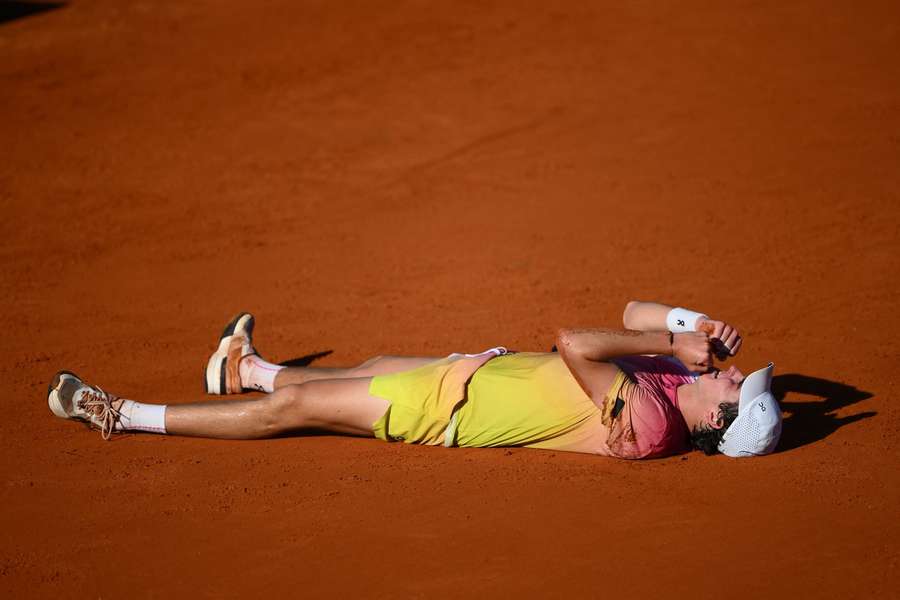 Fonseca sank nach seinem ersten ATP-Titel auf den Boden