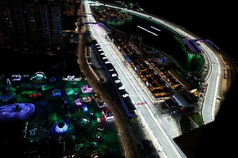 O circuito de Jeddah, na Arábia Saudita, será palco da sua terceira corrida de F1 este fim de semana
