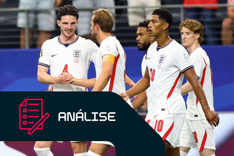 A Inglaterra teve uma atuação ofensiva espetacular contra a Croácia A Inglaterra teve uma atuação ofensiva espetacular contra a Croácia