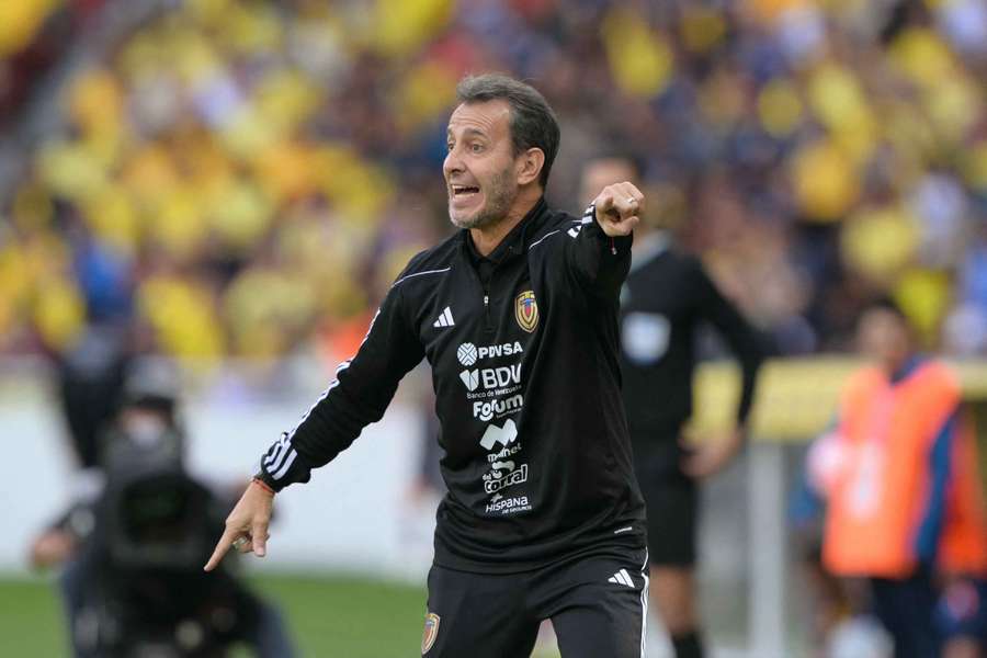 Batista, durante el partido ante Perú.