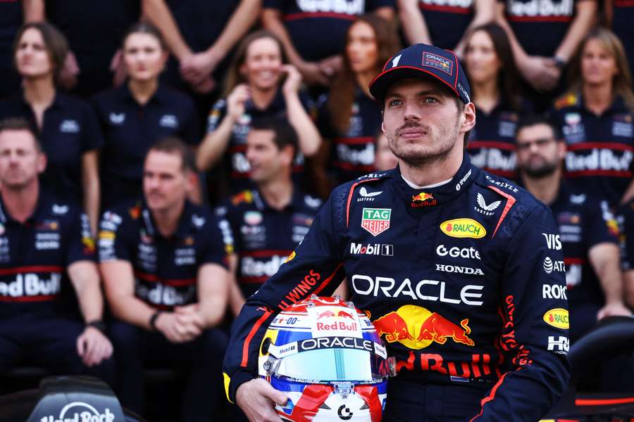 Max Verstappen will wear the racing number three Max Verstappen will wear the racing number three